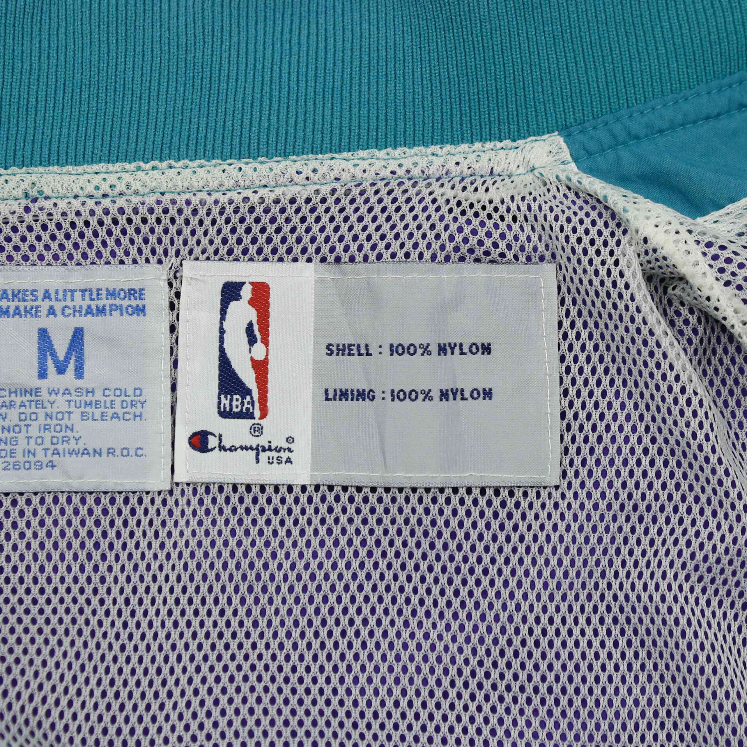 90s Champion NBA Charlotte Hornets Jacket Size M