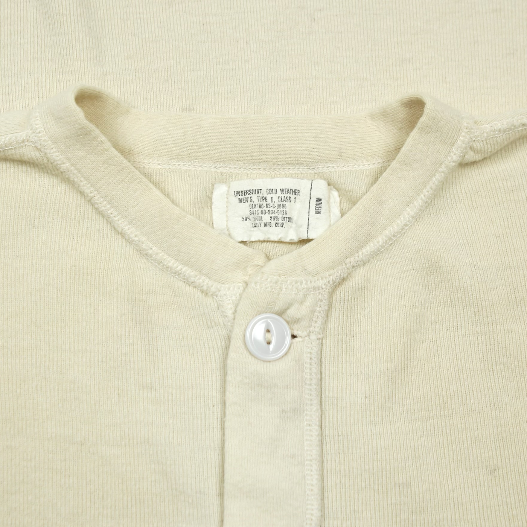80s U.S. Army Cold Weather Undershirt Size M
