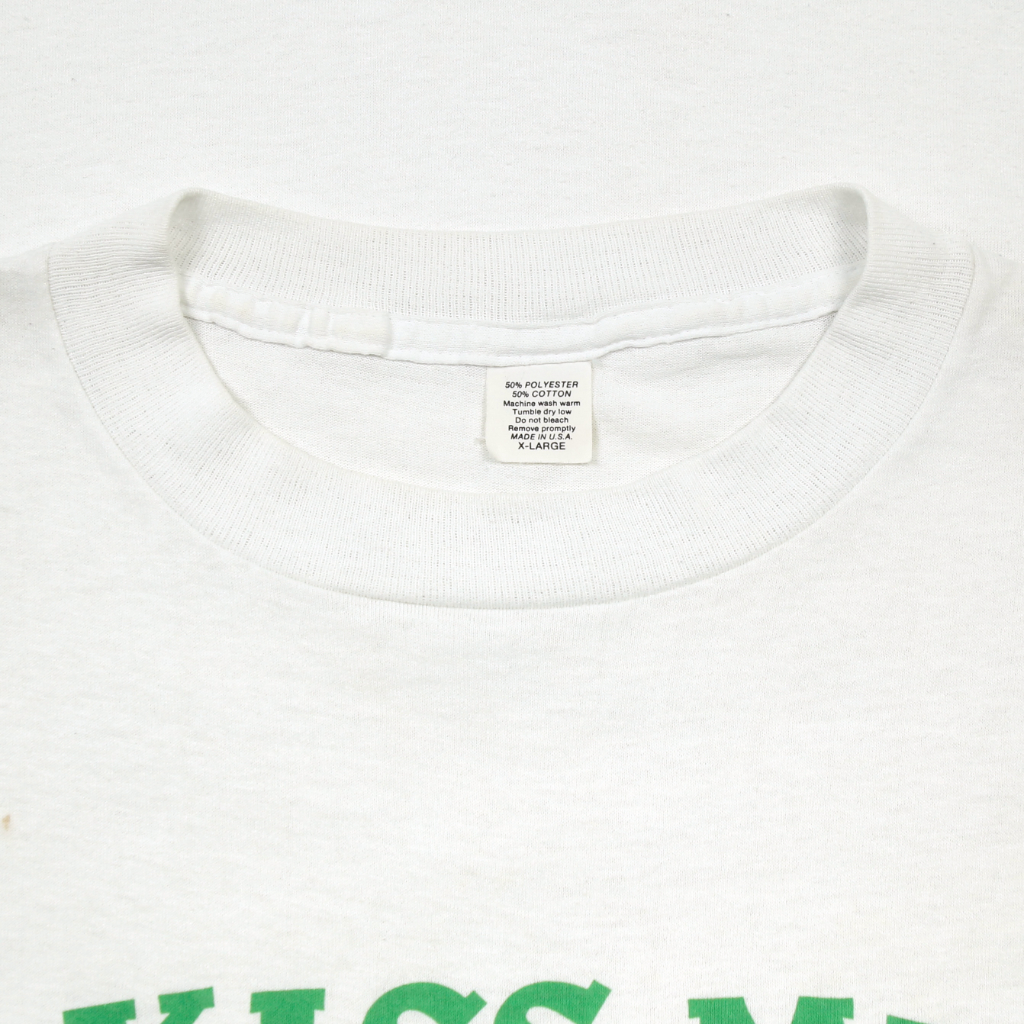 Vintage T-shirt Made in USA Kiss My Shamrocks Size XL