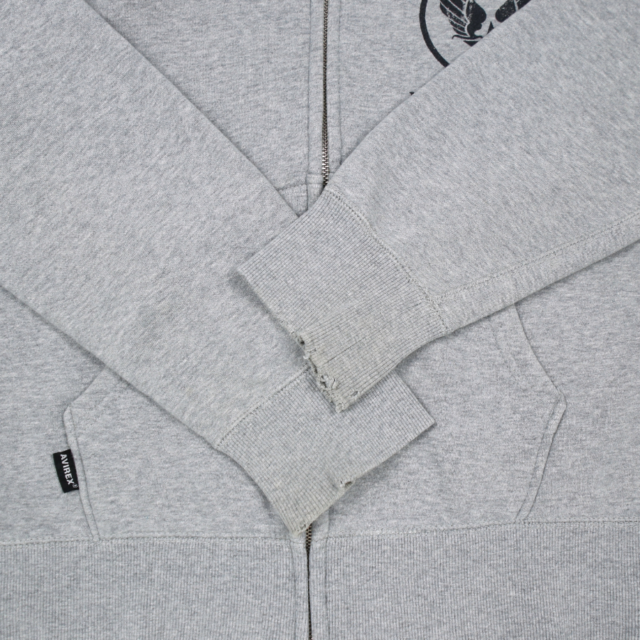 Avirex Air Corps Print Hoodie Size L