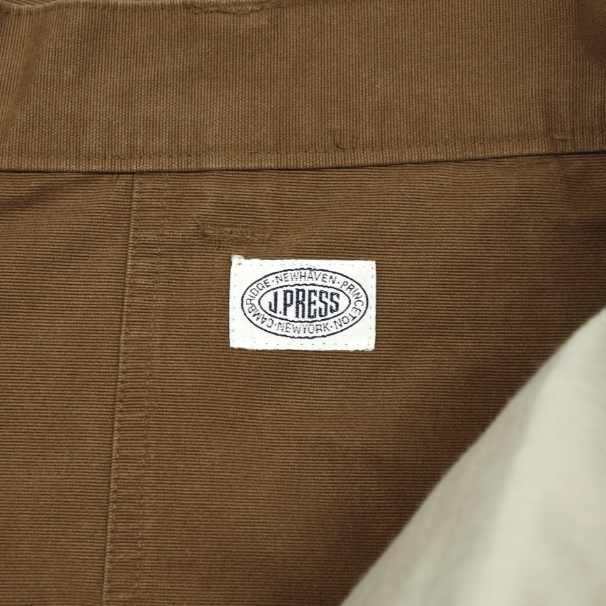 J.Press Brown Utility Baker Pants Size 33