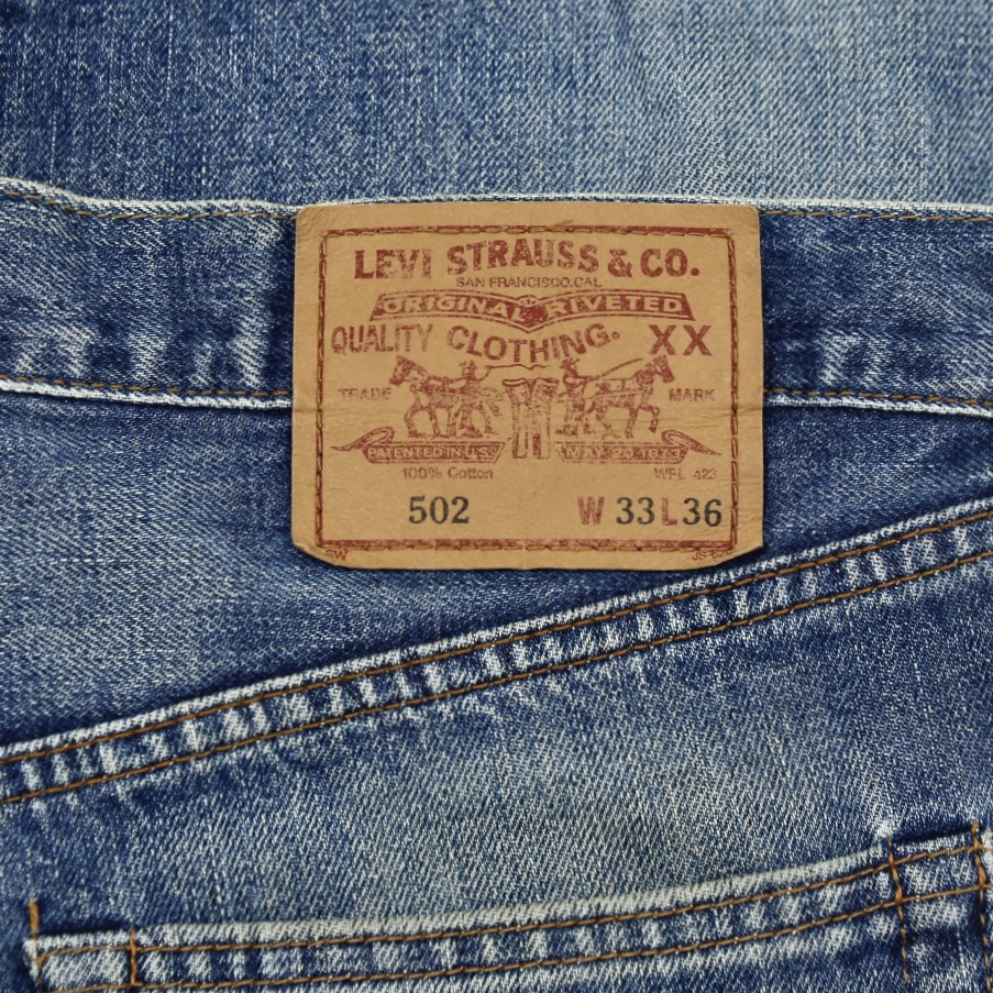 90s Levi's 502 Japan Selvedge Denim Jeans Size 32