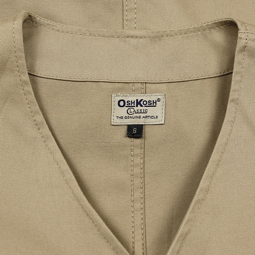 OshKosh Classic Khaki Work Vest Size S