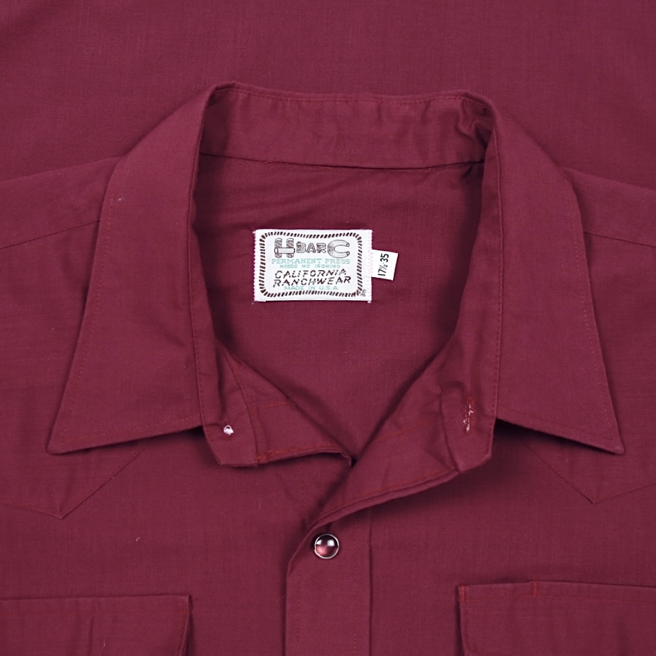 Vintage H Bar C USA Made Western Shirt Size XL
