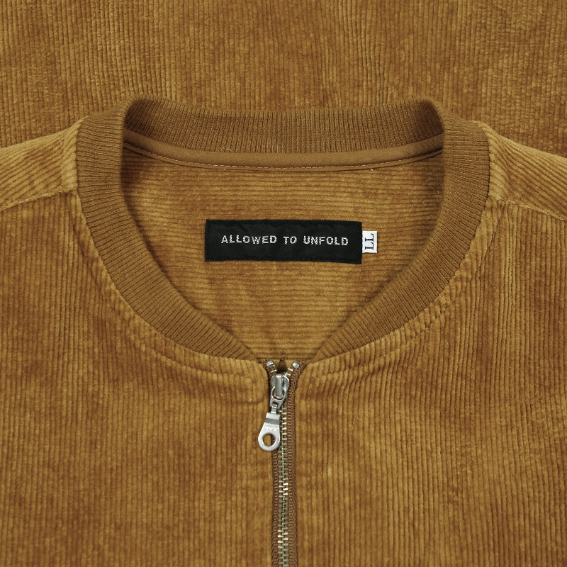 Allowed to Unfold Brown Corduroy Jacket Size L