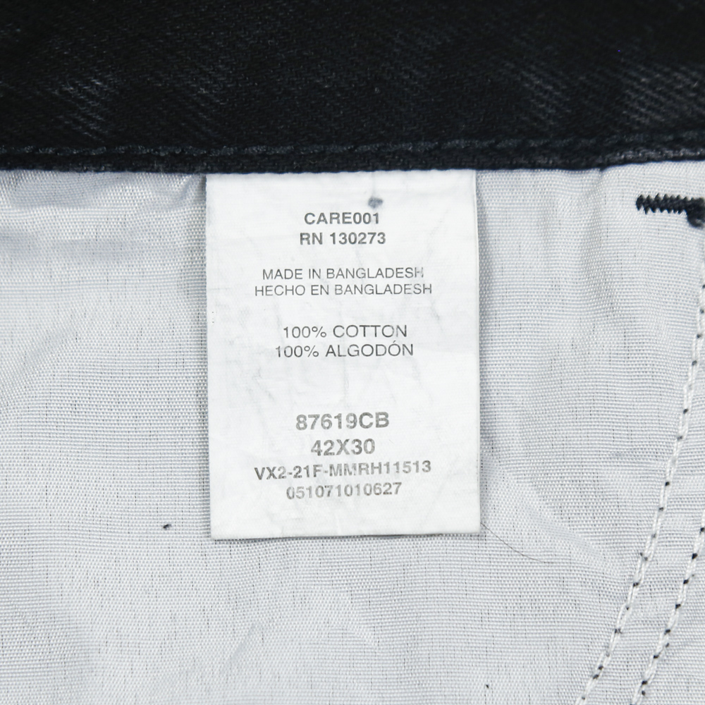 00s Rustler Black Denim Worker Jeans Size 42