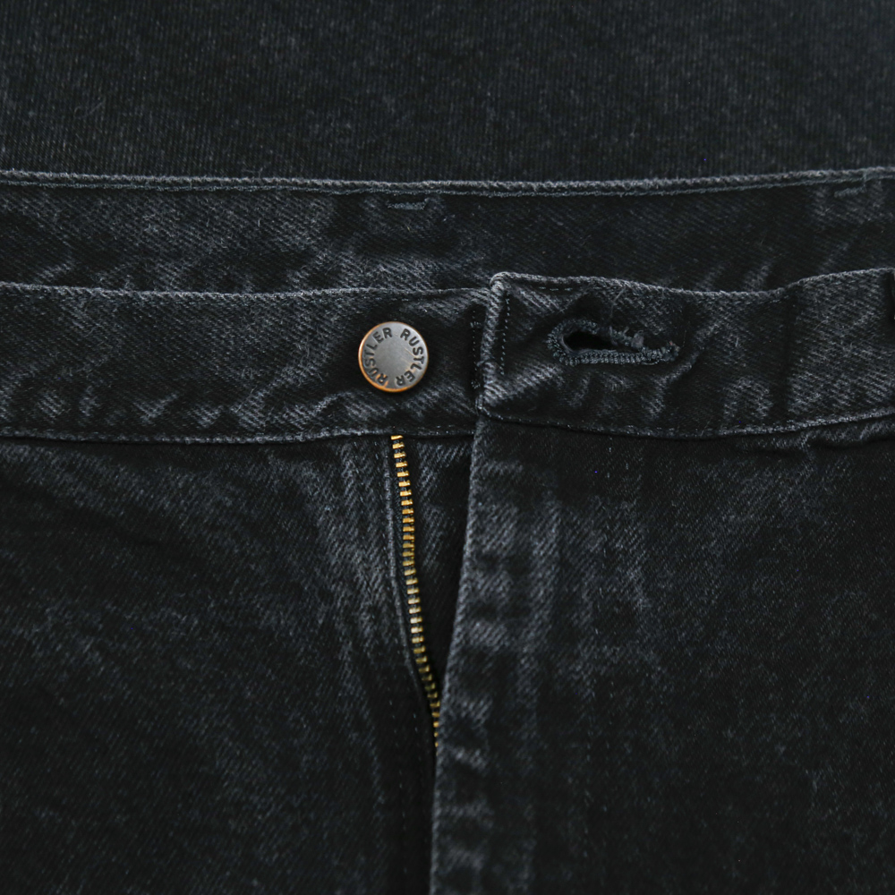 00s Rustler Black Denim Worker Jeans Size 40