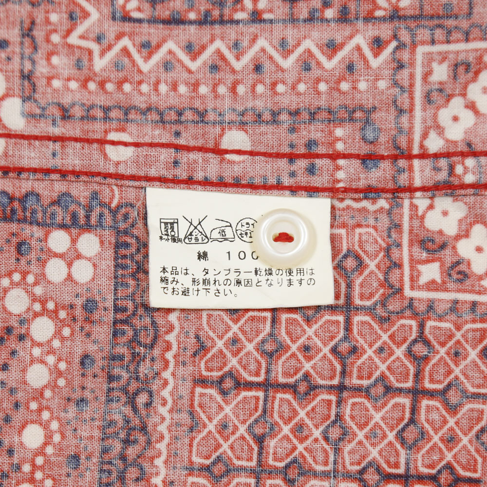 Sugar Cane Made in JP Bandana Shirt Size M