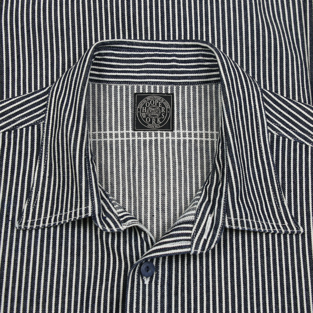 Hooper Works Japan Hickory Work Shirt Size M