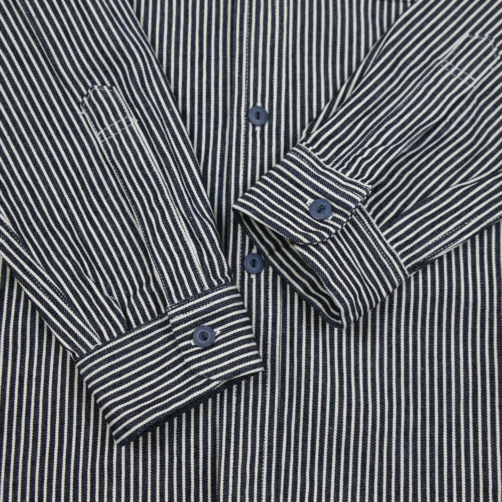 Hooper Works Japan Hickory Work Shirt Size M