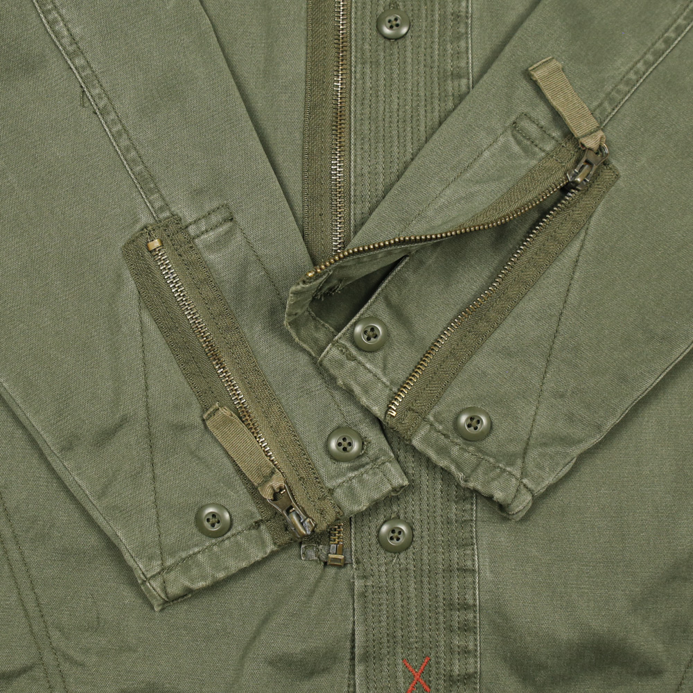 Kurtz Olive Military Style Jacket Size M