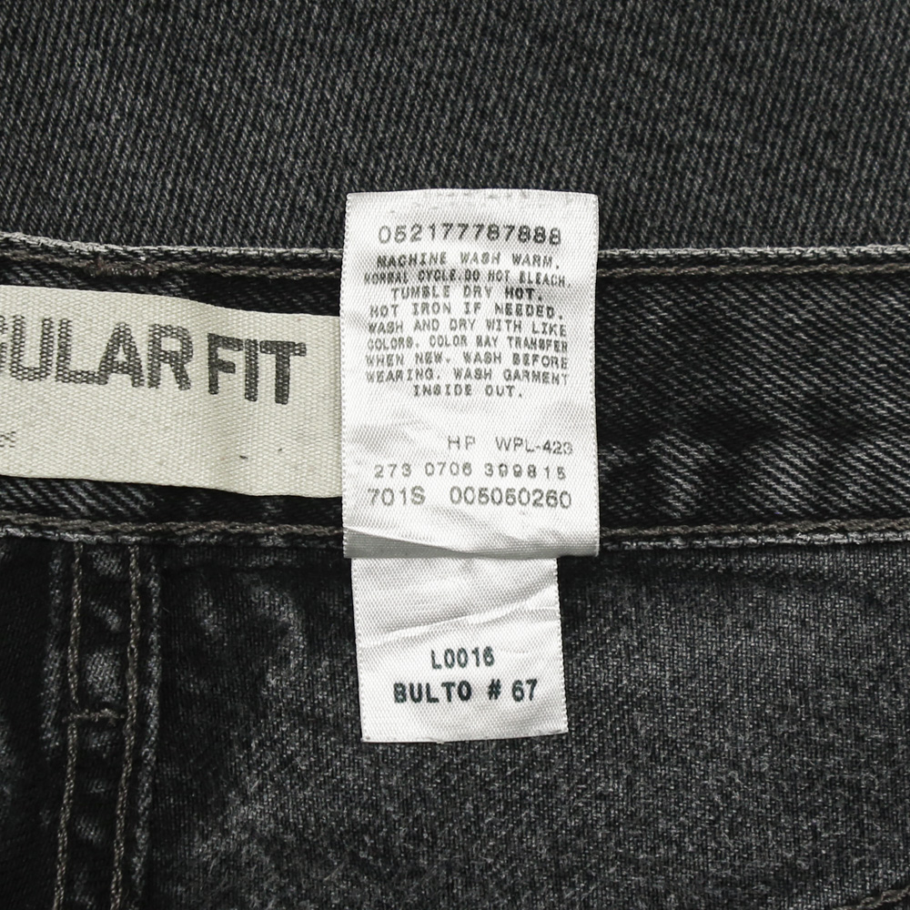 2000s Levi's 505 Black Denim Jeans Size 28