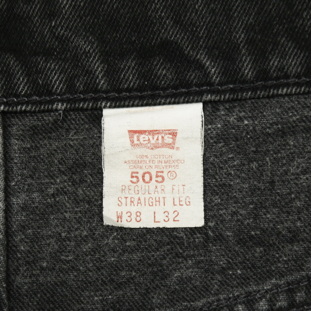 90s Levi's 505 Black Denim Jeans Size 36