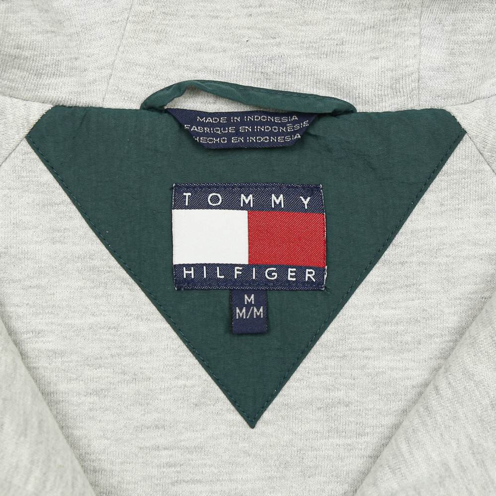 Faded Tommy Hilfiger 2-tone Hooded Jacket Size M