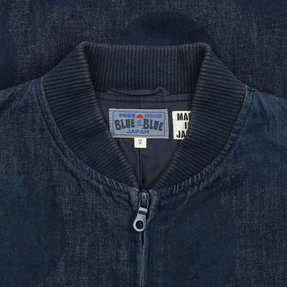 Blue Blue Japan Denim Bomber Jacket Size M