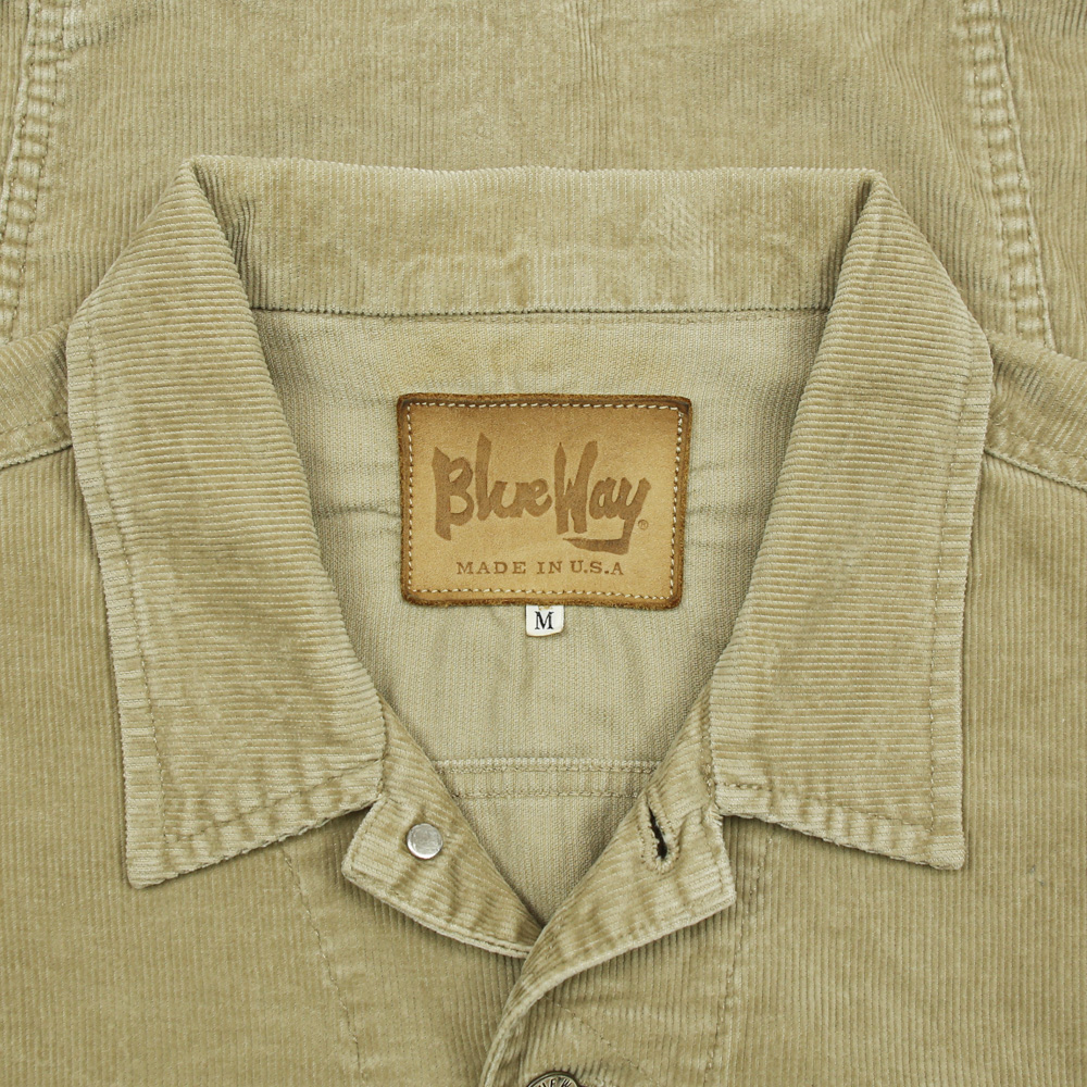 Blue Way USA Made Corduroy Trucker Jacket Size M