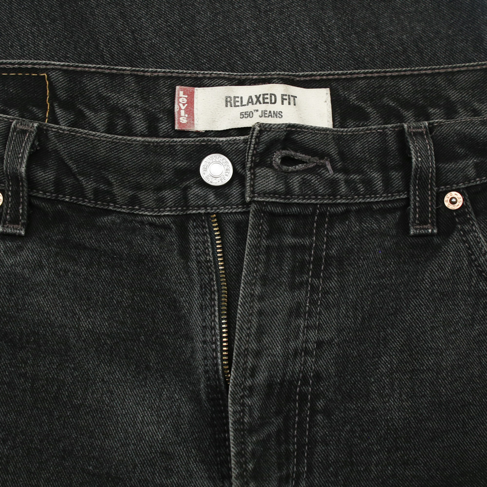 2000s Levi's 550 USA Black Denim Jeans Size 36