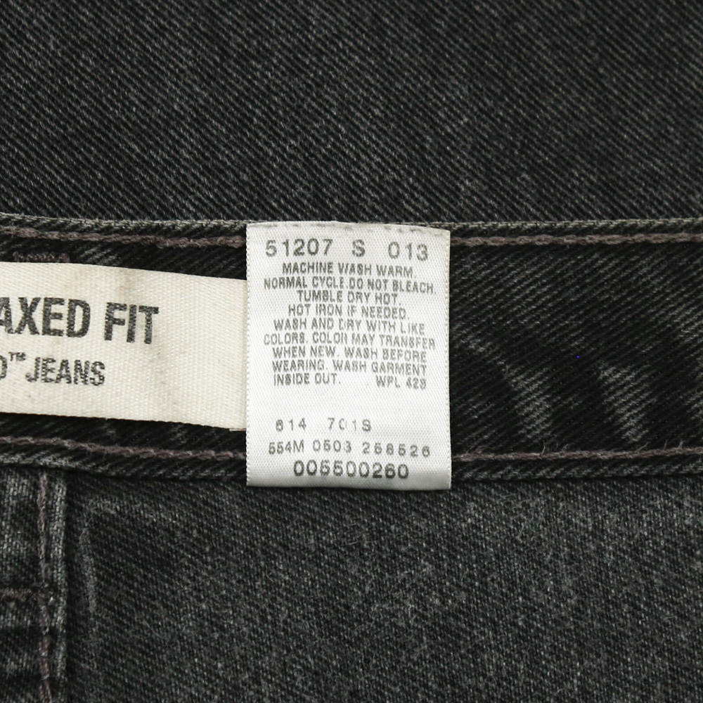 2000s Levi's 550 USA Black Denim Jeans Size 36