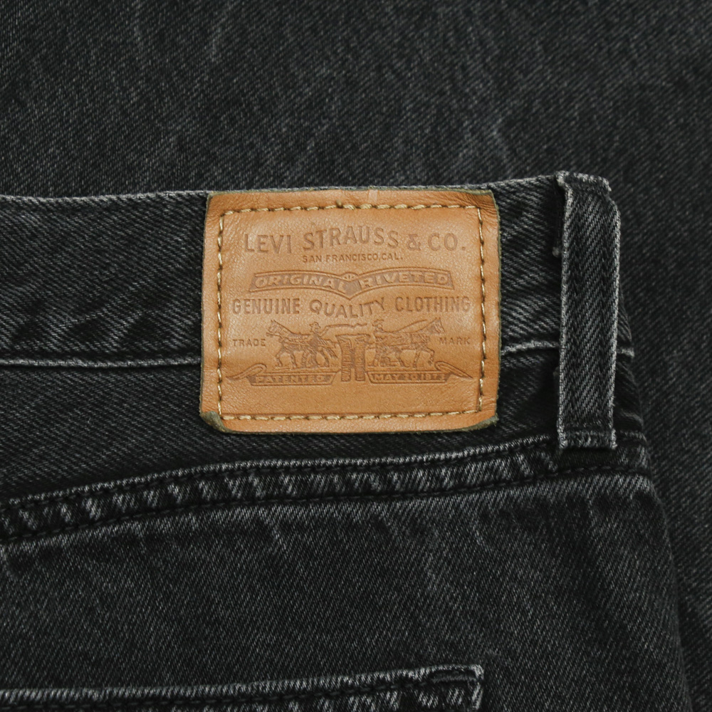 Levi's Premium Black Denim Loose Fit Jeans Size 36