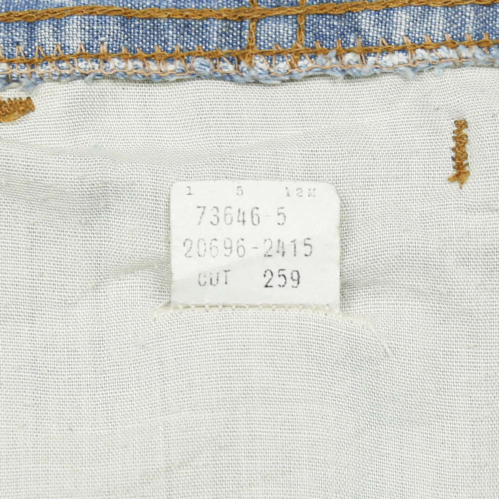 Vtg 80s Levi's 646 Flared Jeans ‘Damage’ Size 31
