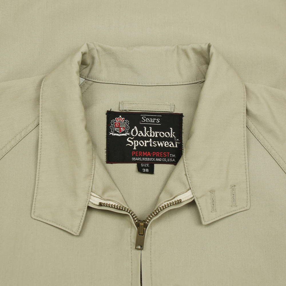 Vintage 60s Sears Oakbrook Harrington Jacket Size M