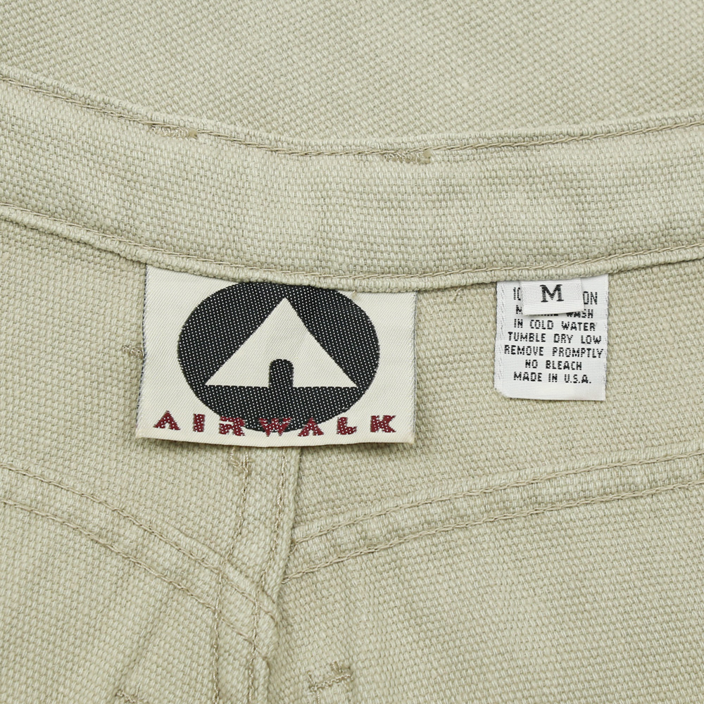 Vtg Airwalk Made in USA Canvas Shorts Size 31