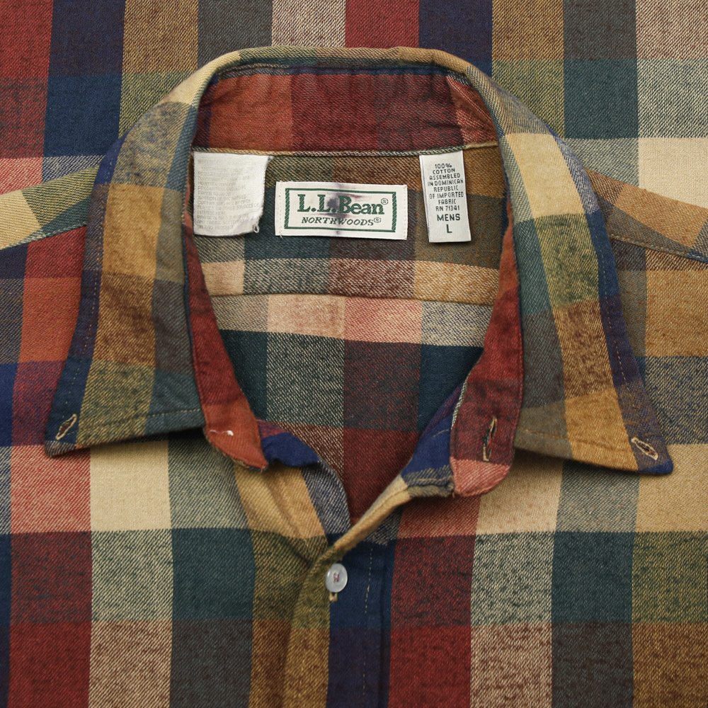 90s L.L.Bean Northwoods Check Shirt Size L