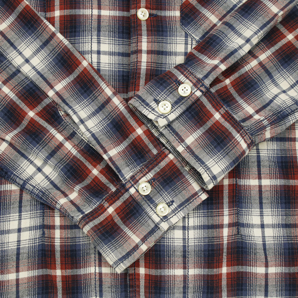 Beams Japan Plaid Check Shirt Size M