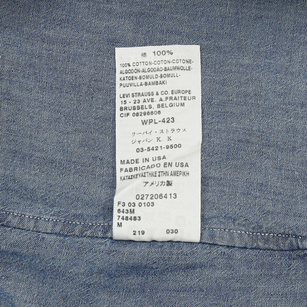 2003 LVC Levi’s Sunset Shirt Chambray Size M