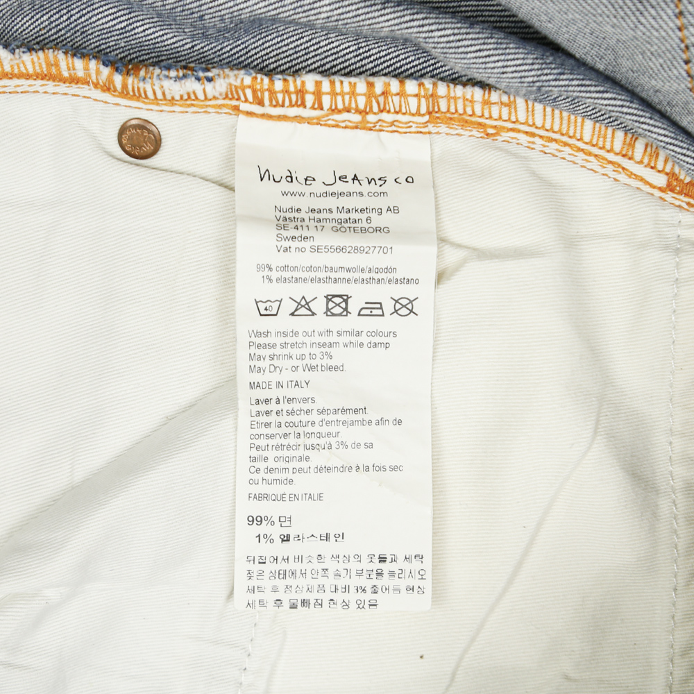 Nudie Jeans Denim Lean Dean Dry 16 Dips Size 32