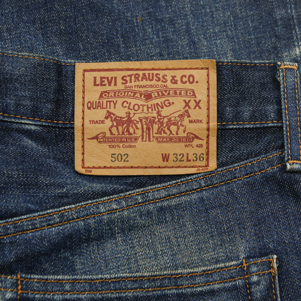 90s Levi's 502 Japan Selvedge Denim Jeans Size 31