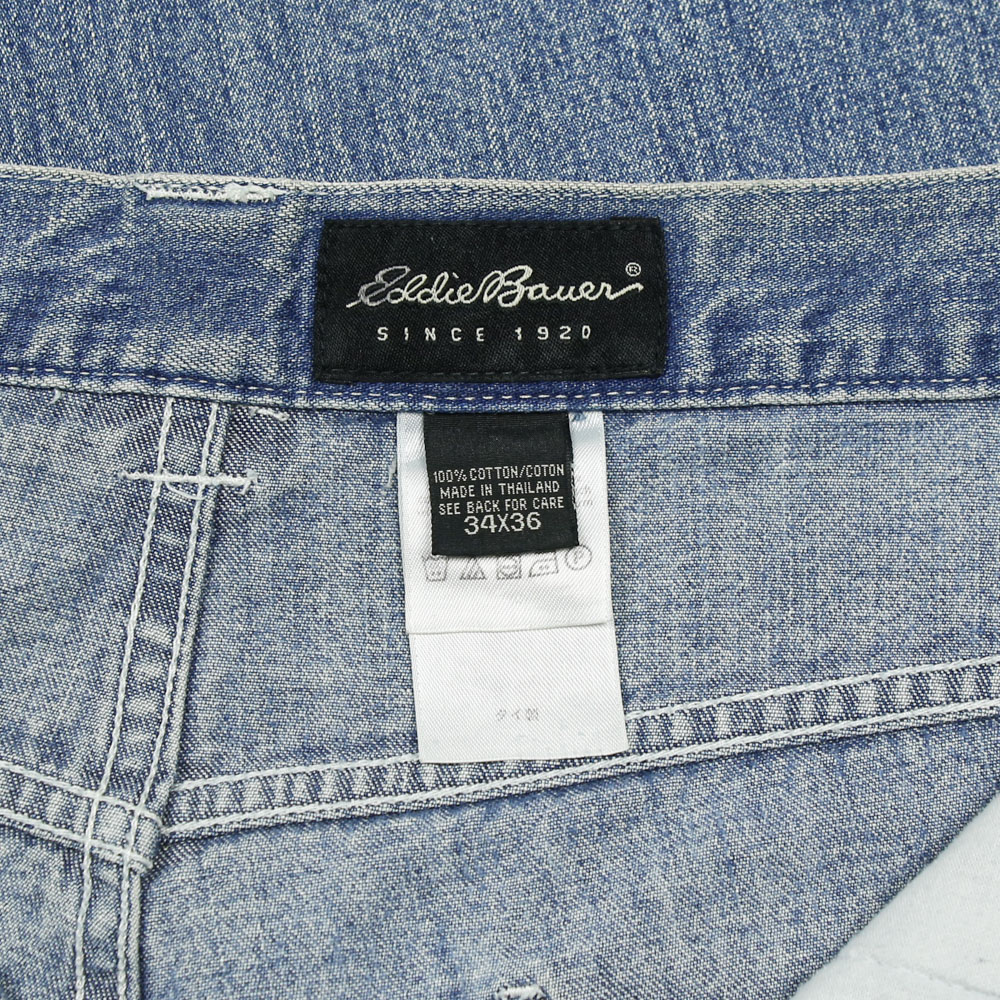 00s Eddie Bauer Denim Work Pants Size 34