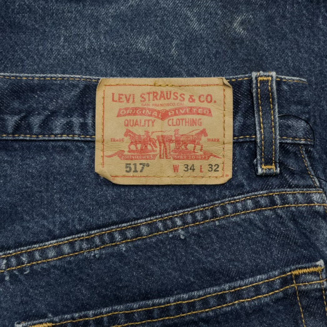 2000s Levi's 517 Denim Bootcut Jeans Size 34