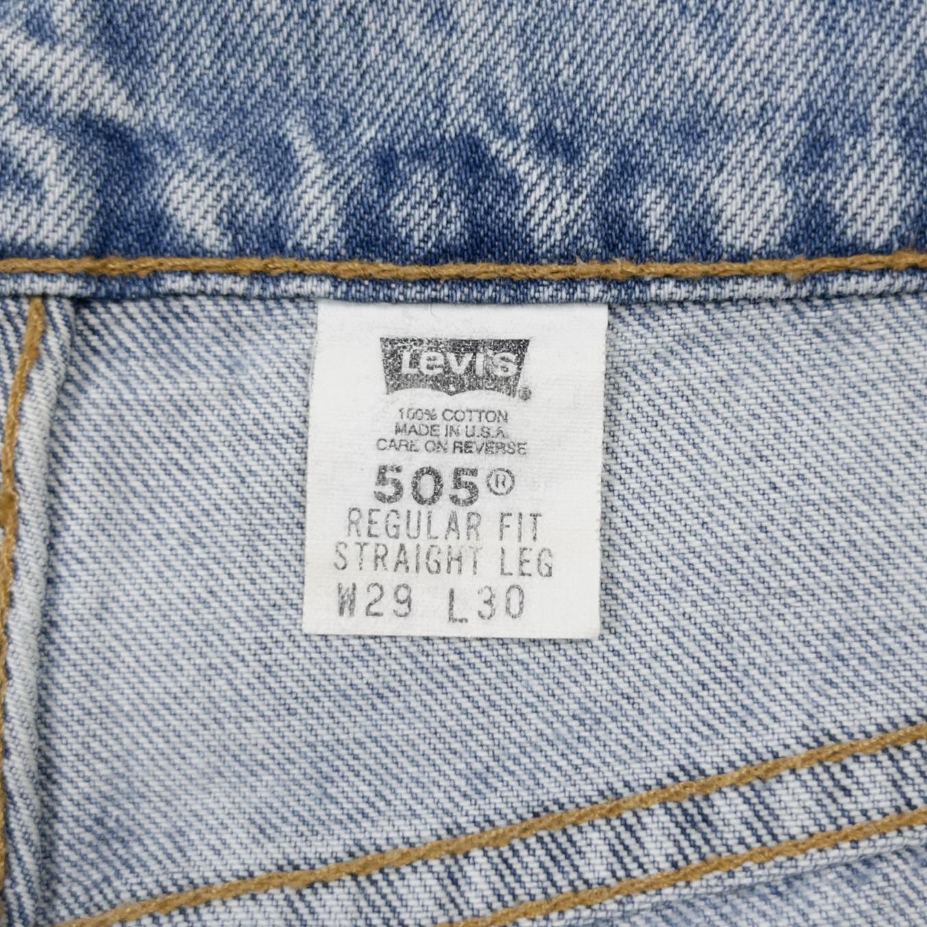 90s Levi's 505 Made in USA Denim Jeans Size 29