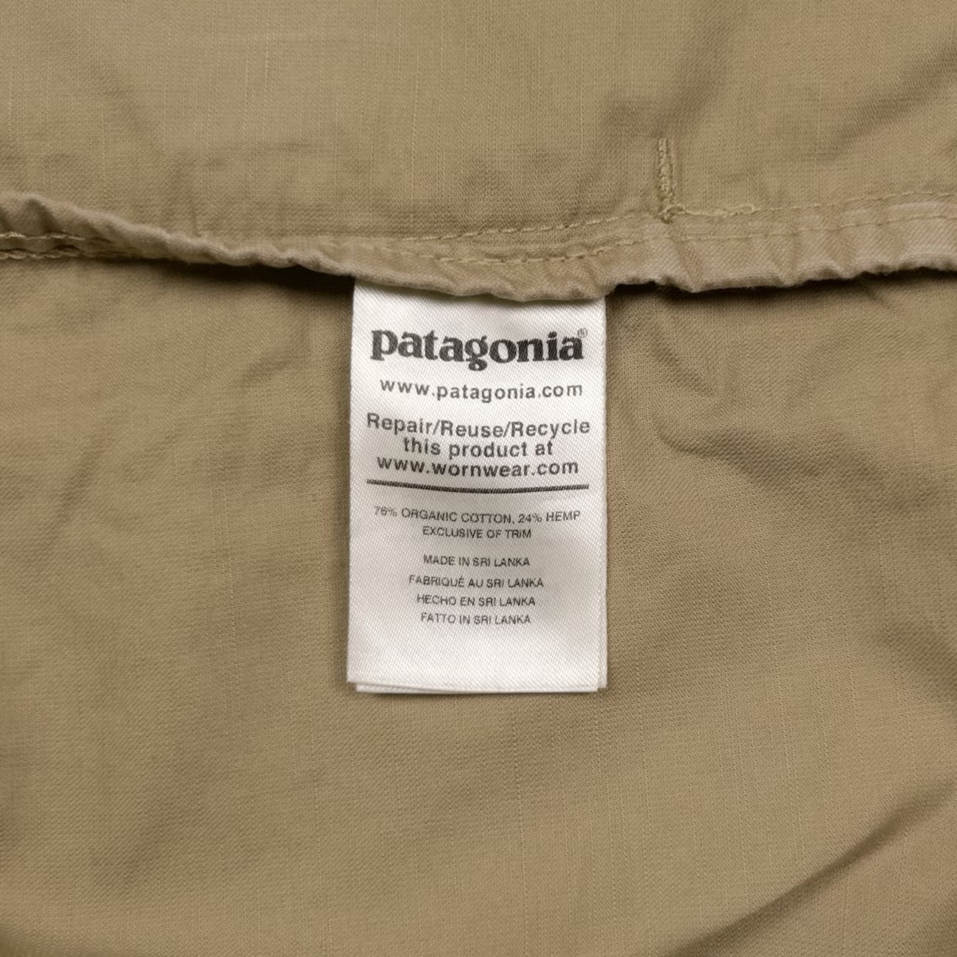 Patagonia Cotton Hemp Shirt Jacket Size M