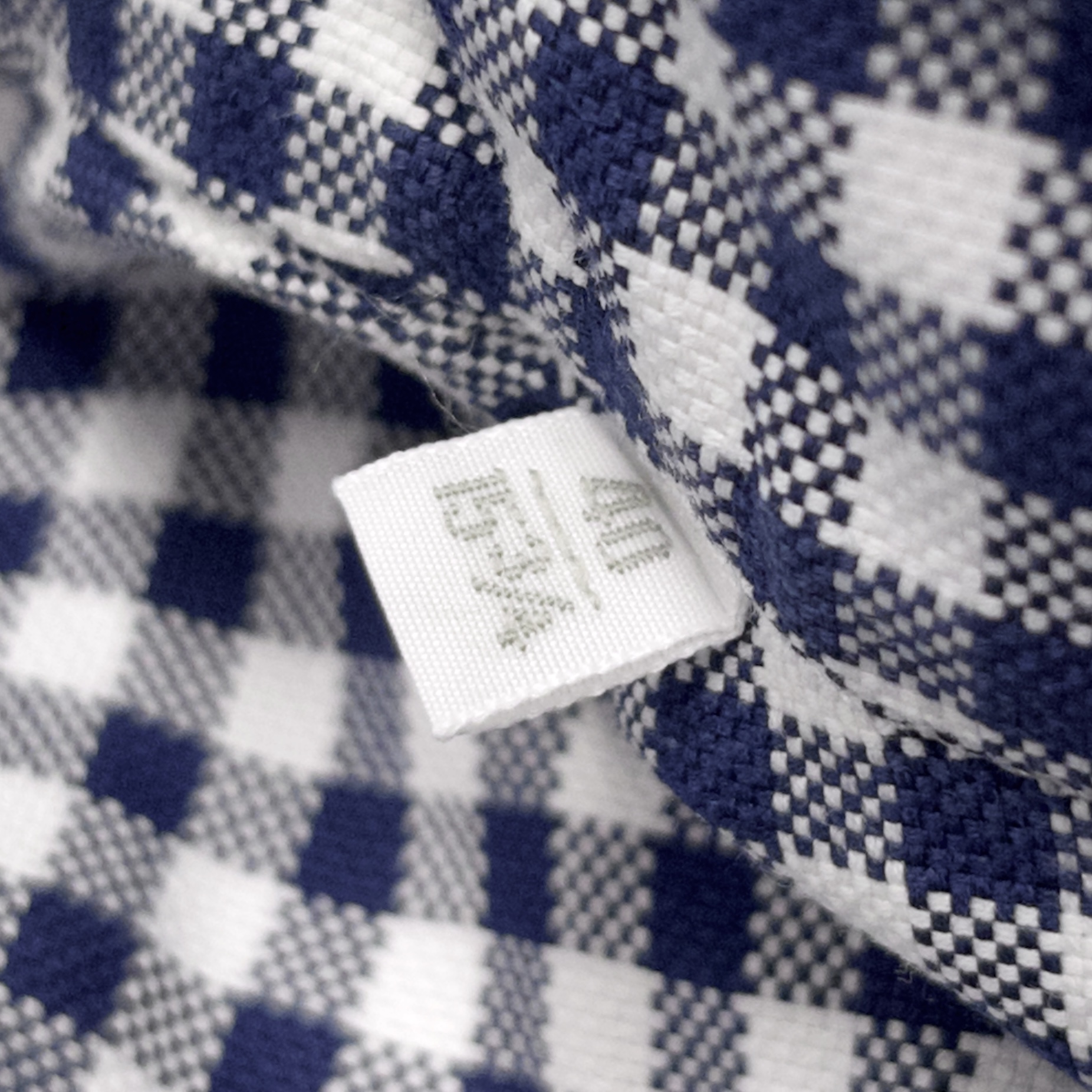 Tomorrowland Japan Navy Check Shirt Size M