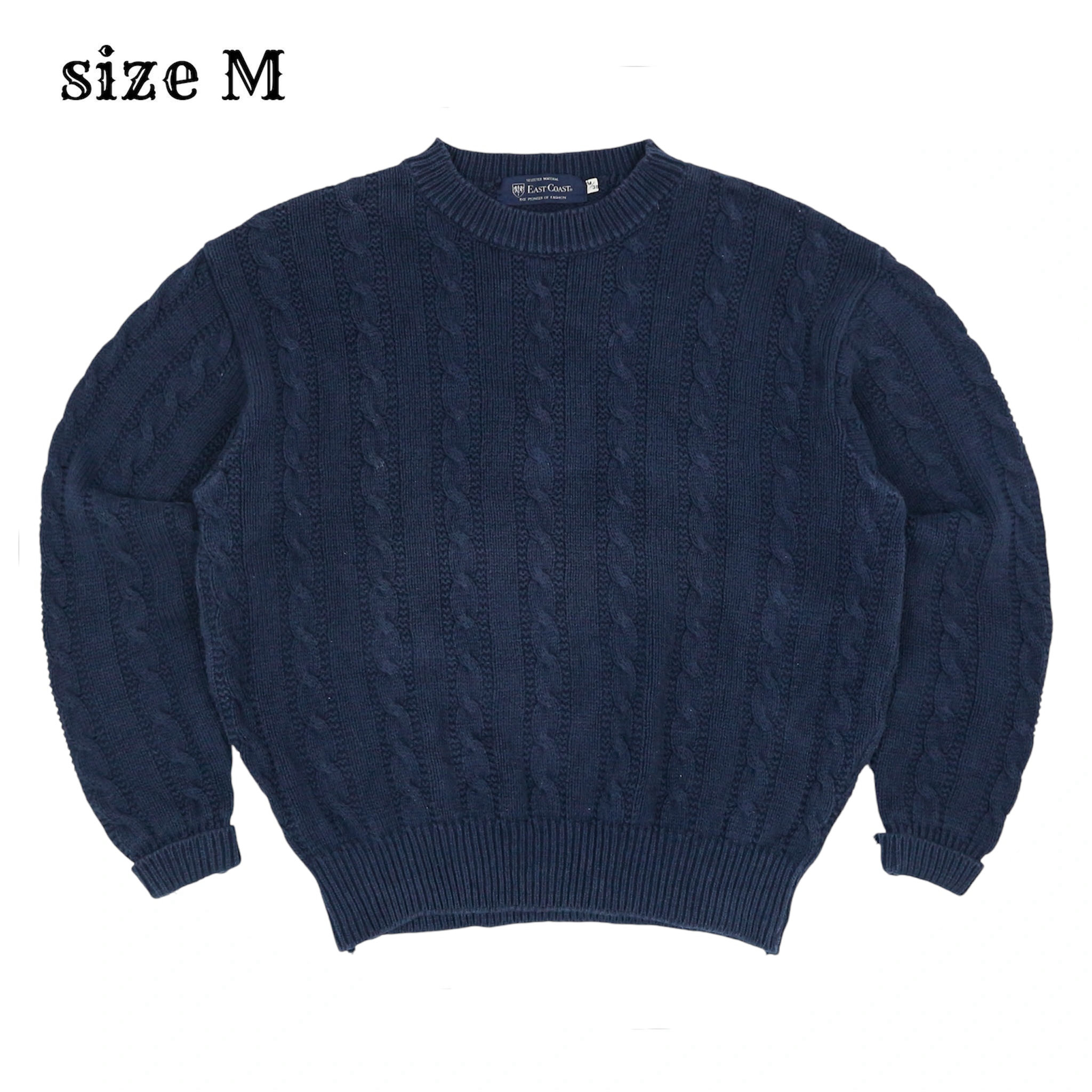 East Coast Japan Cotton Knit Sweatshirt Size M