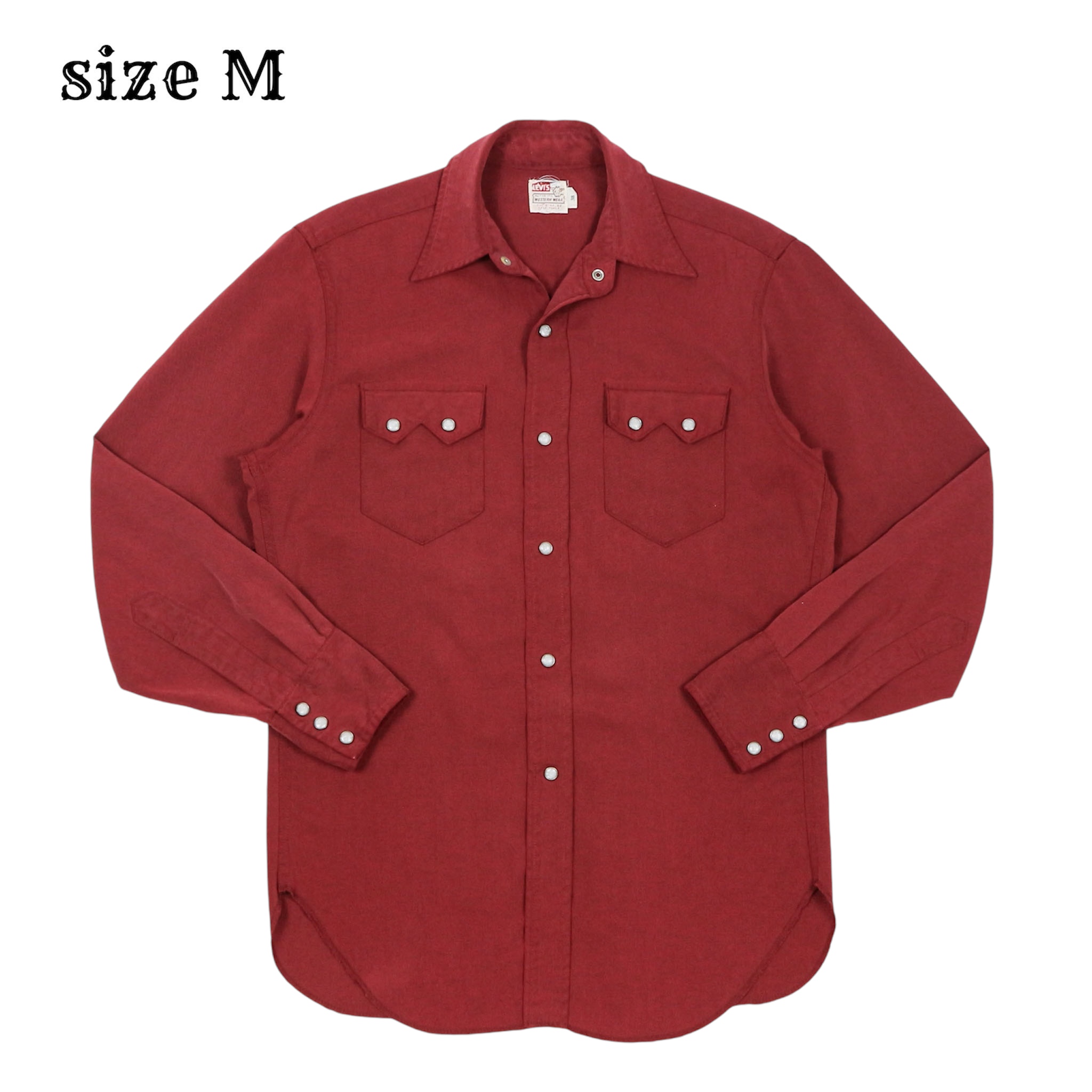 90s Levi's Japan Made Short-horn Western Shirt Size M