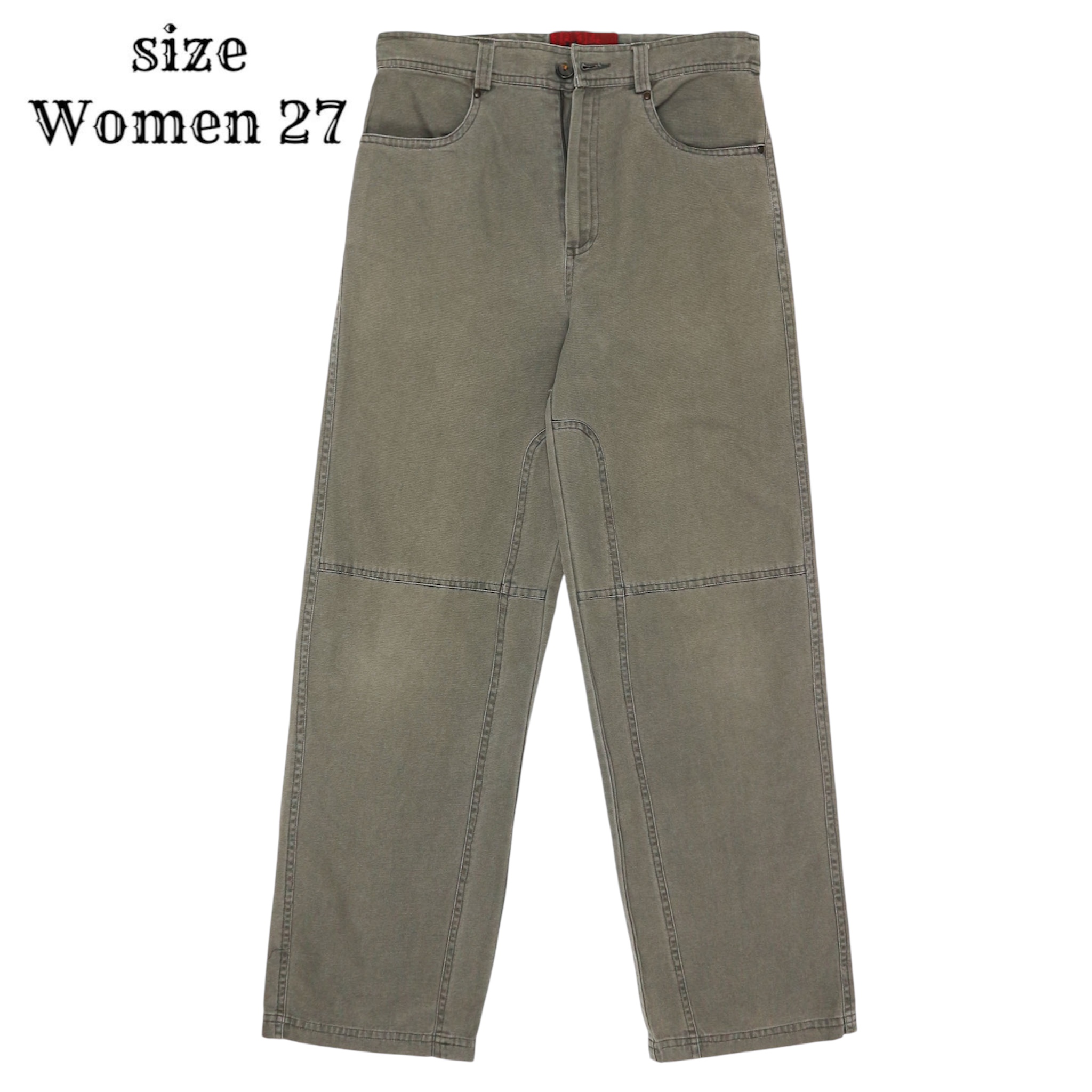 Number.T Canvas Work Pants Women Size 27