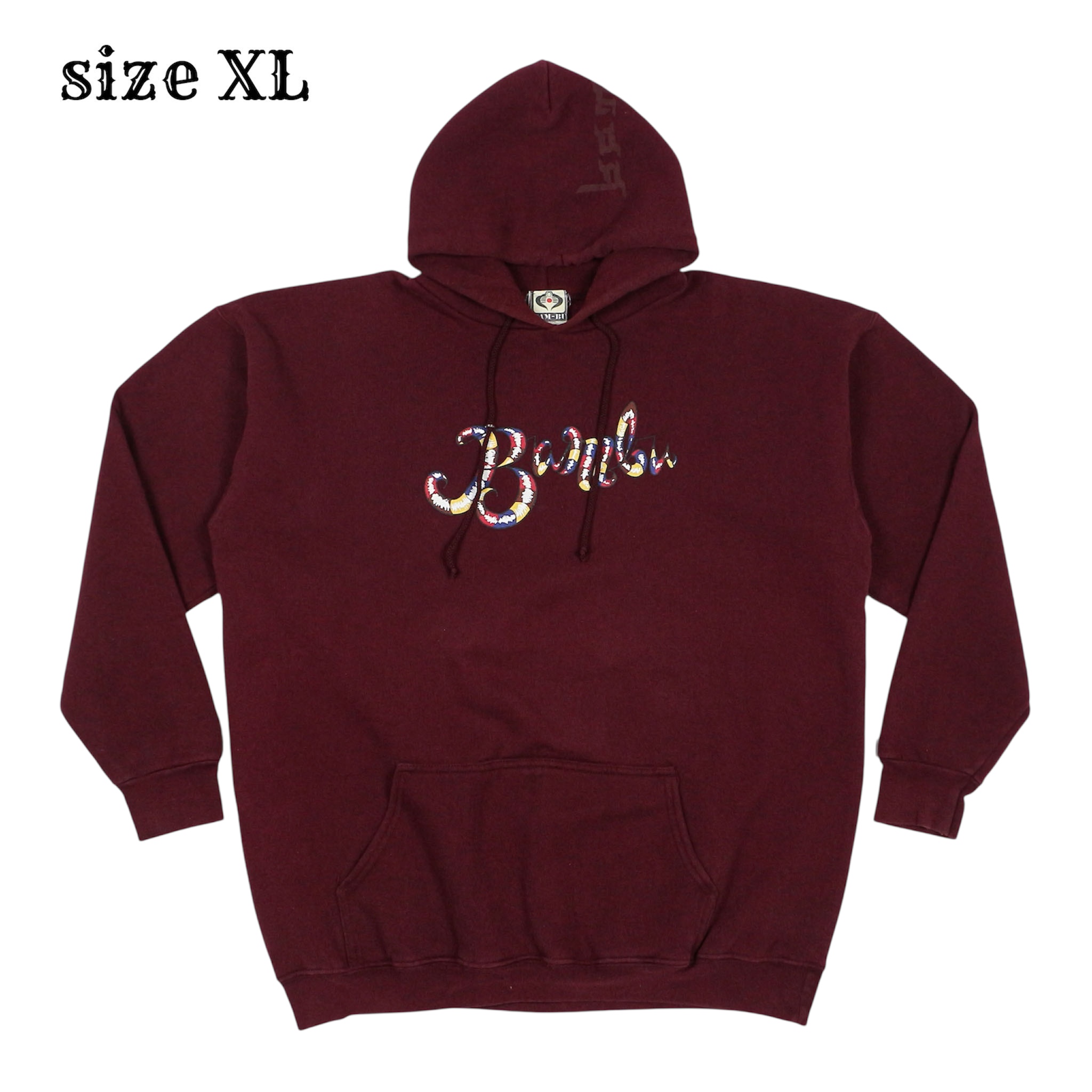 Bam-Bu Made in USA Heavy Cotton Hoodie Size XL