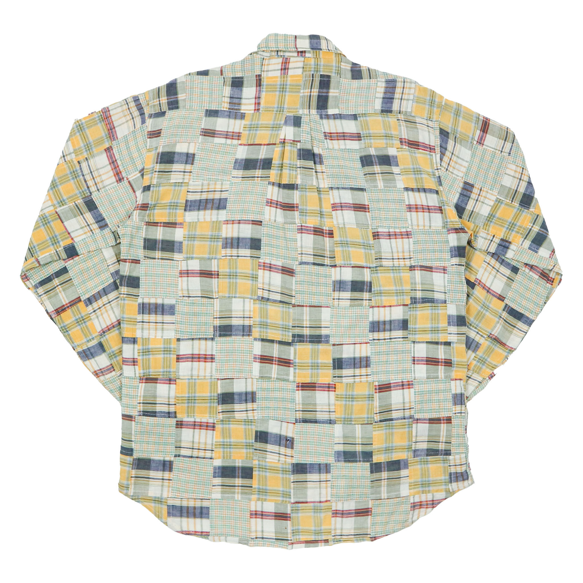 Baffy Japan Patchwork Button-up Shirt Size L