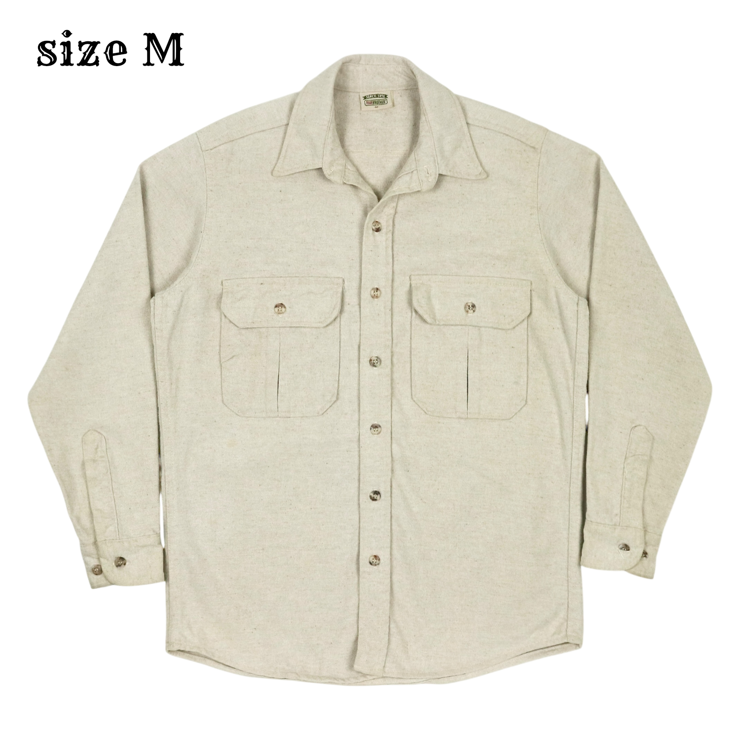 Vintage FiveBrother Heavy Cotton Work Shirt Size M