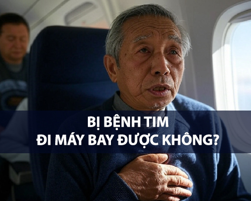 Bị bệnh tim đi máy bay được không? Những điều bạn cần biết