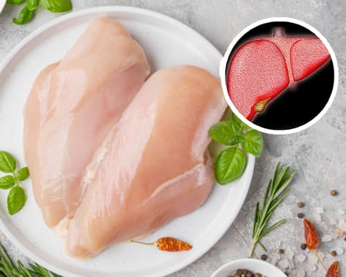 Tìm hiểu gan nhiễm mỡ có ăn được thịt gà không?