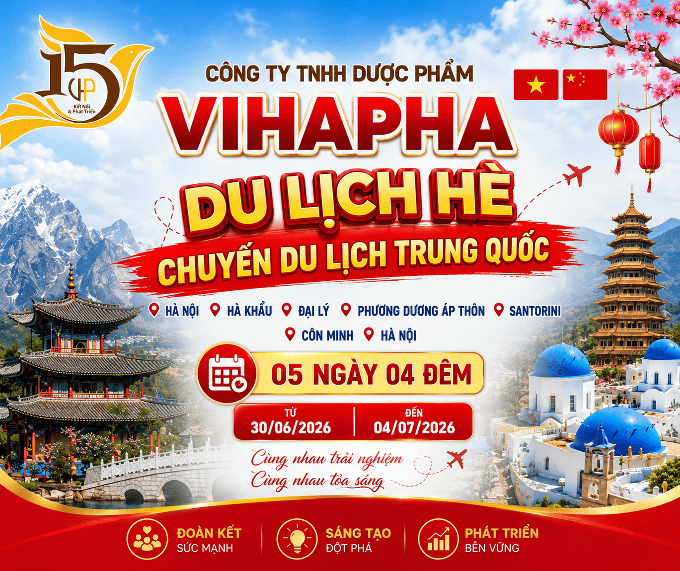 Thông báo du lịch hè 2026 và hỗ trợ xử lý đơn hàng Dược Phẩm Vihapha