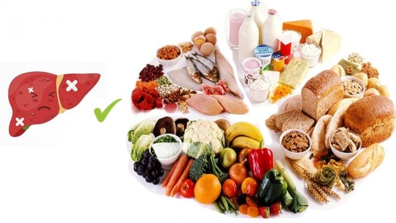 Chế độ ăn quan trọng với người u gan lành tính