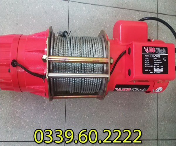 Tời điện KIO Đài Loan 500kg nhất định phải mua năm 2020