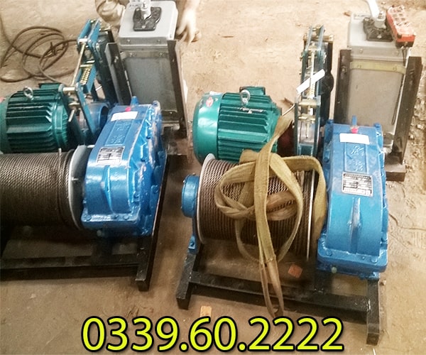 Hướng dẫn lắp đặt sử dụng máy tời kéo mặt đất