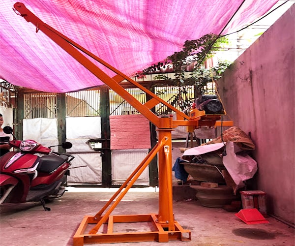 Bạn đã biết cách sử dụng máy tời cẩu quay 360 độ 200Kg lắp tời điện PA400 chưa