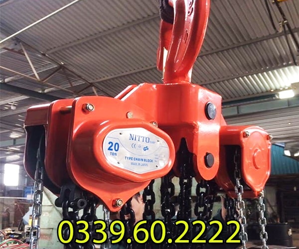 Pa lăng xích kéo tay là gì Cấu tạo và nguyên lý hoạt động